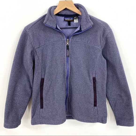 Patagonia Jackets & Blazers - Patagonia Synchilla Full Zip Purple Fleece Jacket